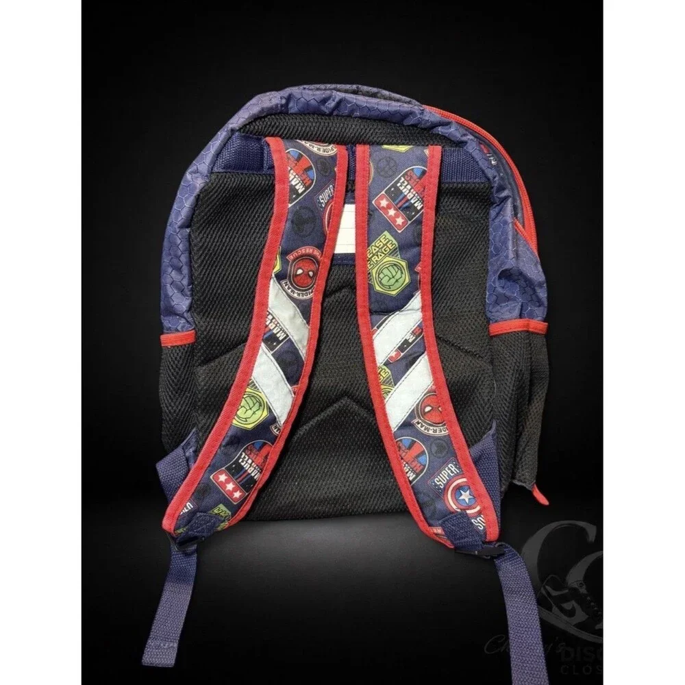Marvel Heroes Avengers 16” Backpack Spider-Man Iron Man Captain America Hulk
